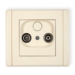 Gniazdo abonenckie RTV końcowe 2dB