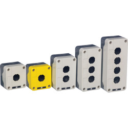 Europa Components RC-3M 3-Hole Pushbutton Station Metal