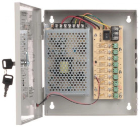 Obudowa 236x207x52 z zasilaczem impulsowym 12V/8A/PA9