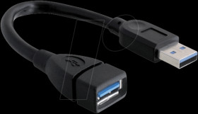 82776 USB 3.0 15-cm A-plug/socket extension