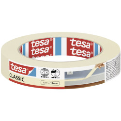 tesa 52803-00000-01 Classic Masking Tape white 50m x 19mm 1 pc solvent-free