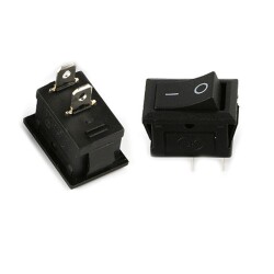 PRZEŁĄCZNIK KLAWISZOWY KCD055 3A 250VAC ON-OFF CZARNY MINI (PRZEL-KCD055)