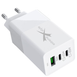 Ładowarka sieciowa USB-A 2xUSB-C PD 65W eXtremeStyle TC65CCUGAN