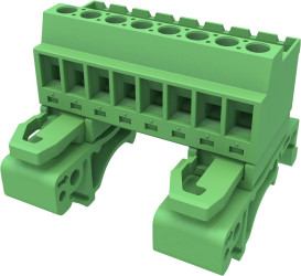 Degson Obudowa złącza pin męskiego na kabel Ilość pinów 3 Wymiary siatki: 5.08 mm 2EDG-UDB-5.08-03-14-00A(H) 1 szt.