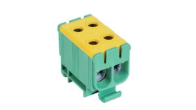 Blok Rozdzielczy - Odgałęźny 2 - Polowy 2,5-50Mm2 Żółto-Zielony Montaż Płaski...