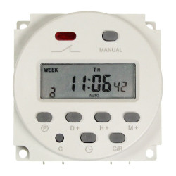 Programator czasowy 230V AC 60mm Wyłącznik Cn101A Timer cyfrowy 220V