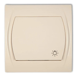 LOGO Przycisk /światło/ beżowy 1LWP-5