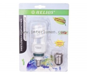 11W E14 spirala 827 +E27/(B22) Helios 1138