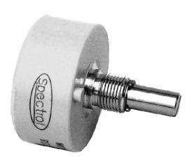 Model 138 1 5/16" (33.3 mm) Industrial Single Turn, Bushing Mount, Conductive Plastic Potentiometer
