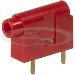 PB 1012 gniazdo testowe 2mm 10A czerwone Schurter