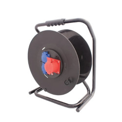 Zwijak bębnowy 2xGS + 1x16A/5P IP44 /duży/ SPZD1