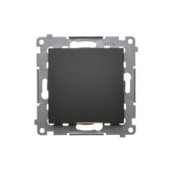 Simon 54 Łącznik jednobiegunowy (moduł) 16AX 250V zaciski śrubowe czarny mat DW1A.01/49