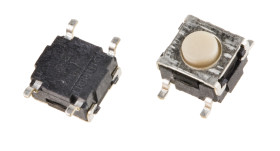 Klosz do przycisku dotykowego SPST 50 mA przy 24 V DC 4.3mm 0.55mm