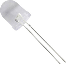Dioda LED THT HuiYuan 10034W2C-CUA-C 10034W2C-CUA-C, 10 mm, 11000 mcd, 1 szt.