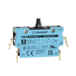 Łącznik Micro z dźwignią z rolką Crouzet SPST IP67