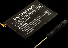 10677 Smartphone battery for Motorola devices, Li-Po, 1800 mAh