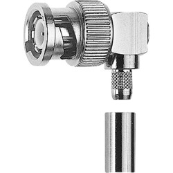 Teleg&#xE4;rtner 100023311 BNC series plug right angle 50 &#x3A9; 1pc