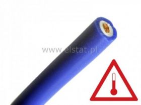 Przewód silikonowy 1mm2 niebieski I max 10A
