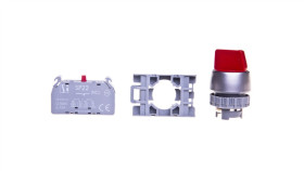 Przełącznik 2 Położeniowy 22Mm Czerwony 1R Bez Samopowrotu Sp22-P.C-01