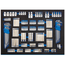Draper Expert 63516 Bit Set in Full Plus Drawer EVA Insert Tray (167 Piece)