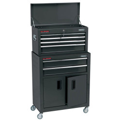 Draper 19572 24" Combined Roller Cabinet and Tool Chest (6 Drawers)
