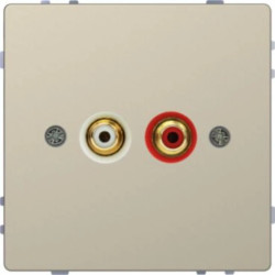 Merten Gniazdo audio D-Life piasek sahary MTN4350-6033