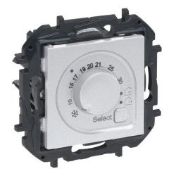 Niloe Step Termostat pokojowy - kolor aluminium 863341B