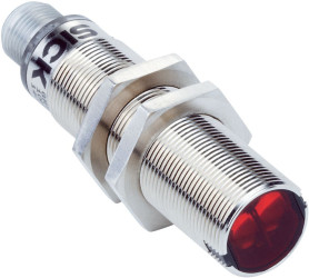 Czujniki fotoelektryczne Odblaskowe Cylindryczne SICK NPN zakres 7,2 m Widoczny czerwony