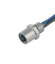 Złącze wielostykowe przemysłowe 4-pinowe M5, panelowe Gniazdo binder