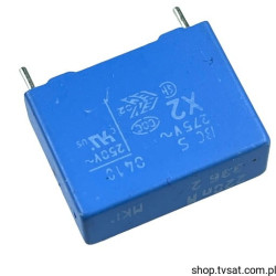 BFC233820224 MKP338 2X2 220nF 275VAC 20% R15.0 VISHAY