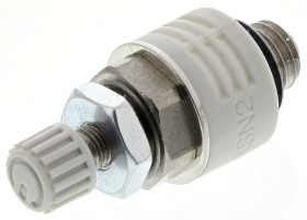 Tłumik hałasu , M5 męskie Gwintowany M5 x 0.8 Mosiądz SMC