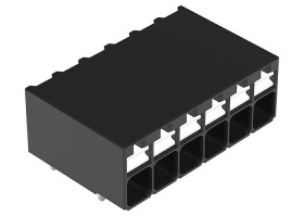 WAGO 2086-1206/300-000 Terminal PCB 1.50 mm² Ilość styków 6 czarny 1 szt.