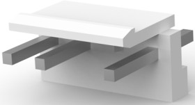 Pin header, 4 pole, pitch 3.96 mm, straight, natural, 2-1473059-3