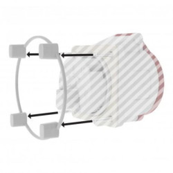 Ramka mocująca dla gniazd tablicowych siłowych Doktorvolt 1387