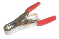 KROKODYLEK DO AKUMULATORA 10A CZERWONY