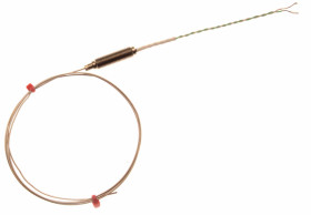 Termopara z izolacją mineralną K średnica 2mm długość 150mm Końcówka z gołym kablem RS PRO