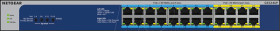 GS524UP-100EUS 24-port Gigabit Ethernet switch, PoE