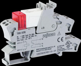 788-608 Relay module, 230 V AC, 16 A, 1 CO