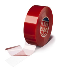 Taśma dwustronna szerokość: 50mm Tesa grubość: 0.160mm Taśma klejąca z tworzywa sztucznego Przezroczysty PET