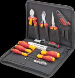 36389 Electrician tool set, 13 piece