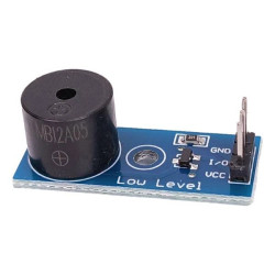 Moduł buzzera aktywnego na płytce PCB - 3.3V~5V - prąd niski - do arduino, projektów DIY i robotyki