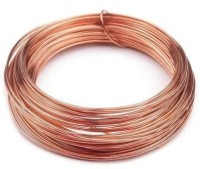 DRUTCU150T-005M Drut miedziany, twardy, gatunek M1E Z6, grubość 1.5 mm - zwój 5m