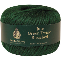 Kent &amp; Stowe 70100825 Jute Twine Bleached Green 150m (250g)