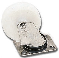 Koło samonastawne średnica kabla 150mm Płyta LAG 250kg wysokość całkowita 181mm