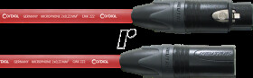 CPM 10 FM-RT Proline microphone cable, 10.0 m, red