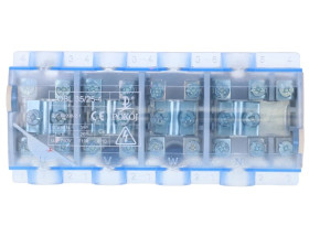 Odgałęźnik instalacyjny 4P 4x35mm2/10x25mm2 niebieski OBL 35/25-4 R35RW-01040000803