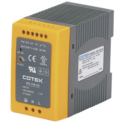 Cotek DN 100-15 DIN Rail Power Supply 15VDC 6.4A 100W 1-Phase