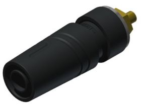 SAB 2640 LK Au SW Gniazdo bezp. 4mm, przyłącze M4, 32A, czarne, Hirschmann, 972358700, SAB2640LKAUSW