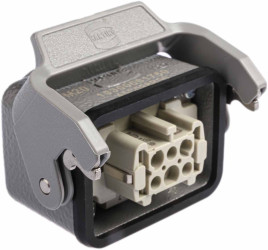 Wzmocnione złącze zasilania 6-pinowe HARTING 16A 500 V Żeński M20