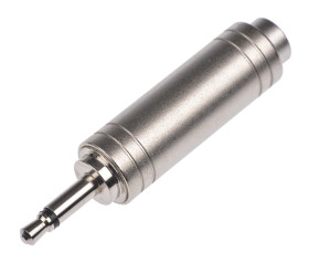 Adapter AV Żeńskie 1/4 cala mono (1) na Męskie 3,5 mm mono (1)